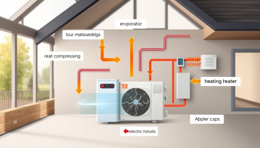 Fonctionnement PAC avec appoint électrique