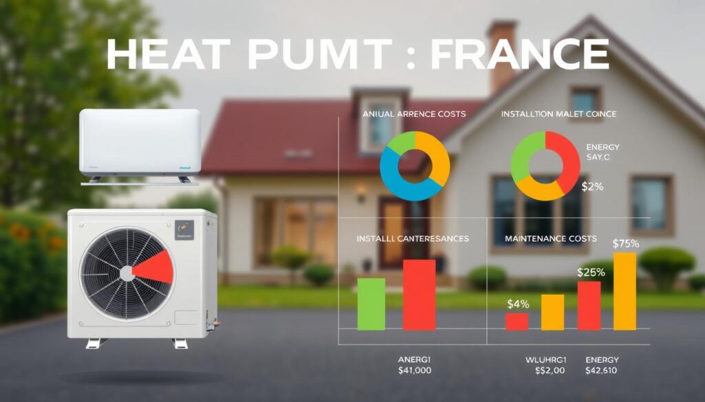 coûts annuels pompe à chaleur