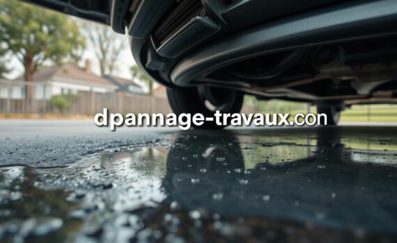 eau qui coule sous voiture climatisation