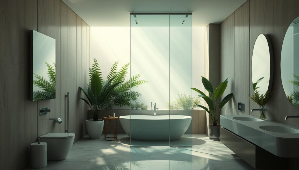 Design verrière salle de bain