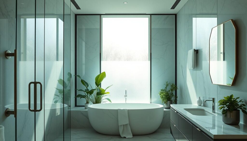 Inspiration verrière salle de bain