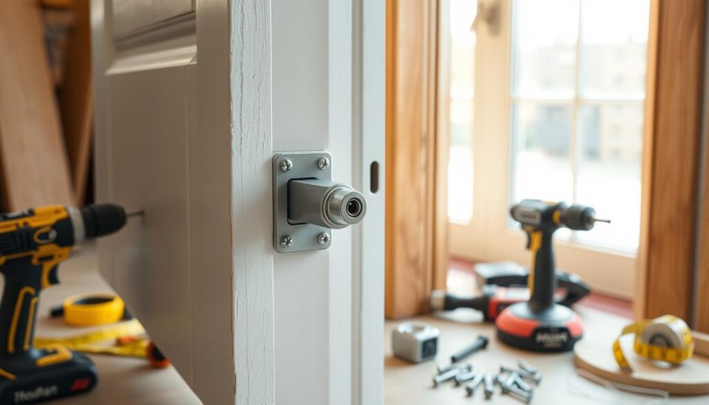 installation entrebailleur porte