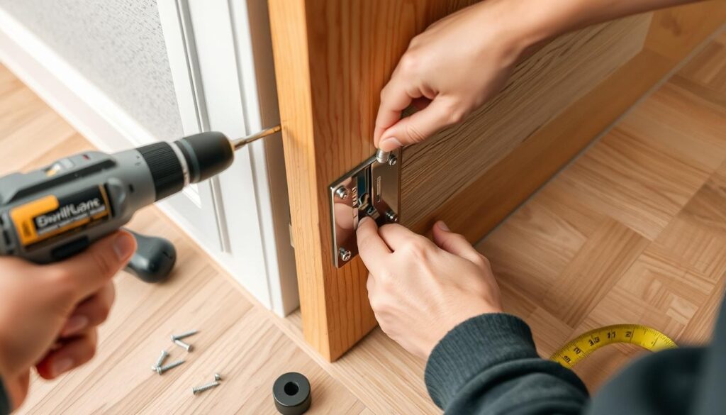 installation entrebailleur porte