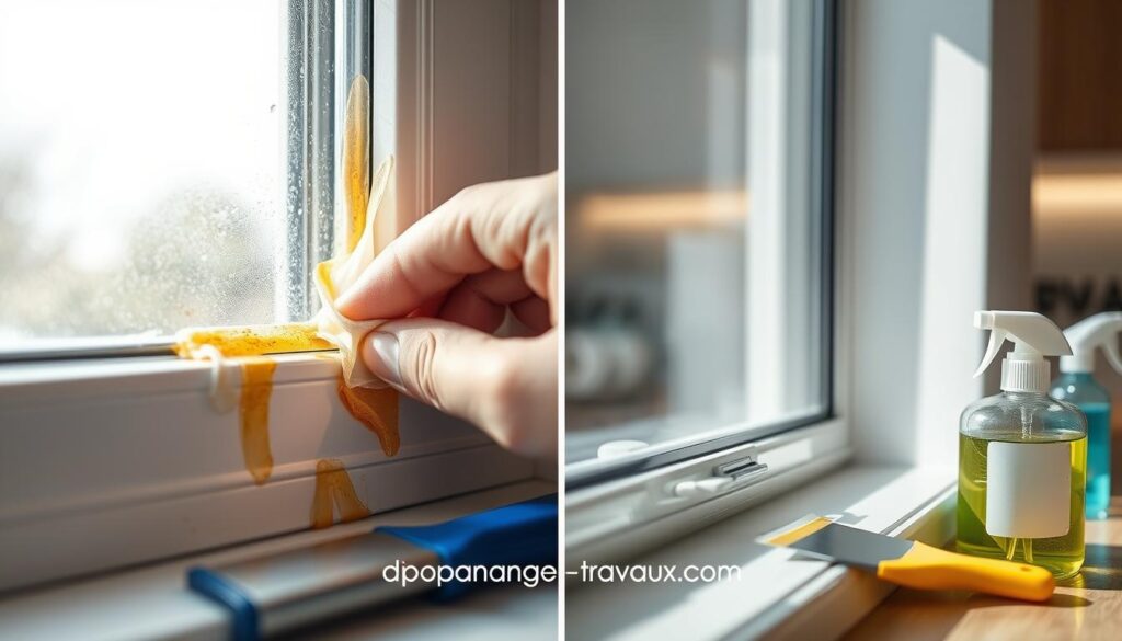 enlever taches tenaces joint