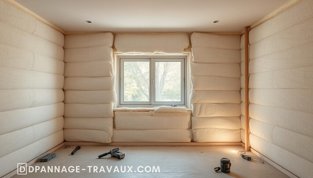 isolation des murs