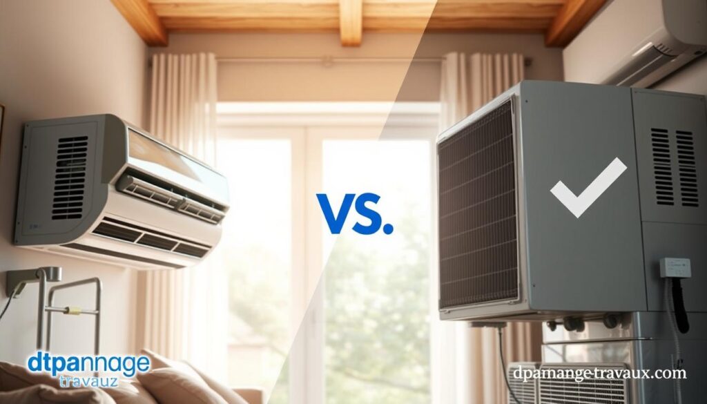 comparaison clim réversible