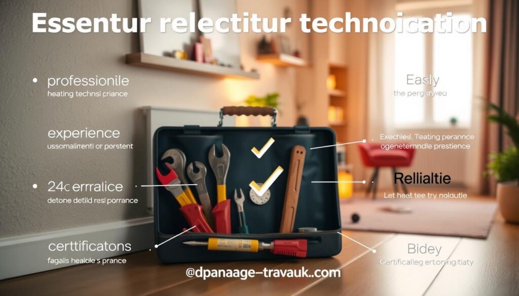 critères de sélection chauffagiste recommandé