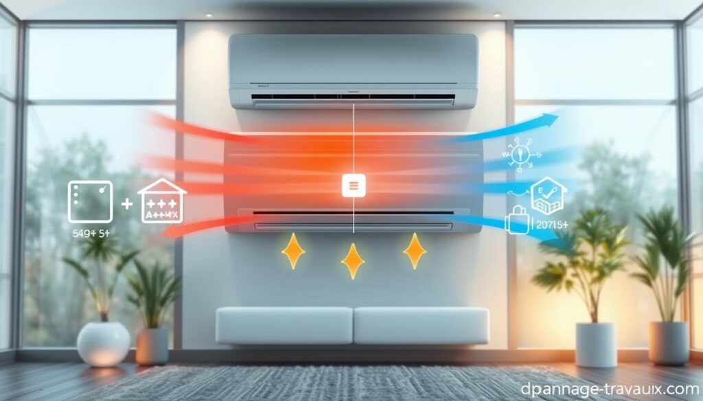 fonctionnement climatiseur réversible